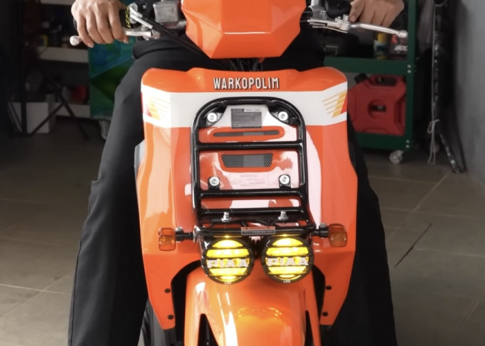 Sekut Abis! Modifikasi GEAR ULTIMA X Warkopolim Usung Konsep Skutik Cargo Bergaya ‘Kalcer’