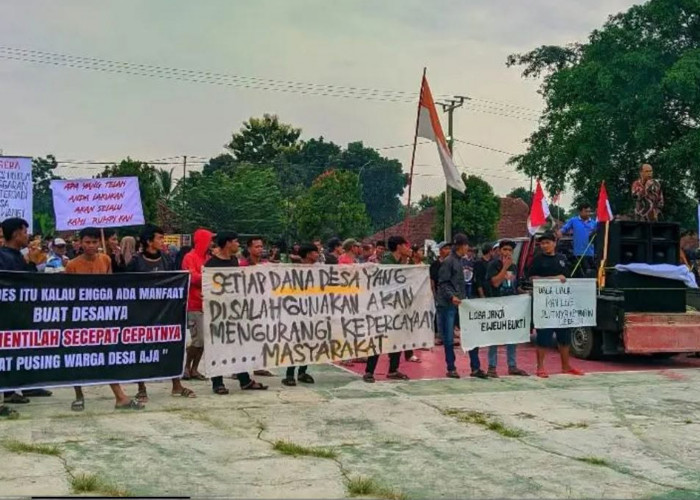 Kepala Desa Lebakwangi Didemo Warganya Sendiri, Terkait Anggaran Dana Desa