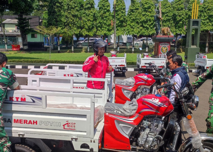 Motor Operasional Koperasi Merah Putih Mulai Disalurkan, Desa Cipicung Dapat 2 Unit