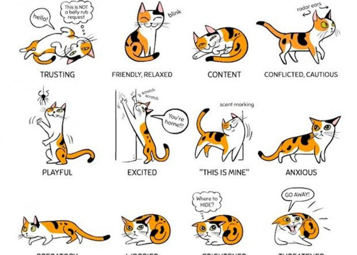 Kenali 5 Cara Komunikasi Kucing Melalui Gerakan Bahasa Tubuh yang Penuh Makna