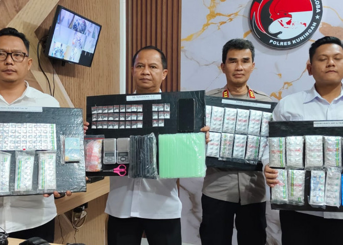 Polres Kuningan Bongkar 4 Kasus Narkoba Februari 2026, Lima Tersangka Diamankan