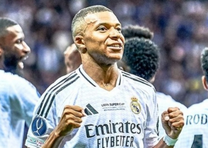 Debut Manis Kylian Mbappe di Real Madrid, Main 83 Menit Cetak 1 Gol, Bantu Los Blancos jadi Juara!