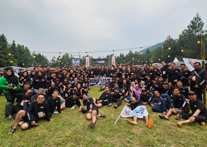 Event Pembuka Maxi Yamaha Day 2023, Ratusan Biker Camping di Gunung Picung Bogor