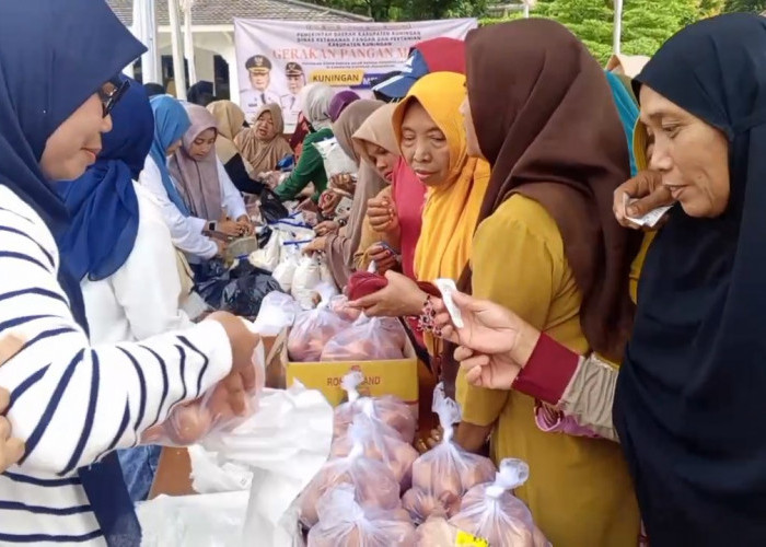 Pasar Murah Diskatan Digelar di Maleber, 3 Komoditi Jadi Incaran Warga