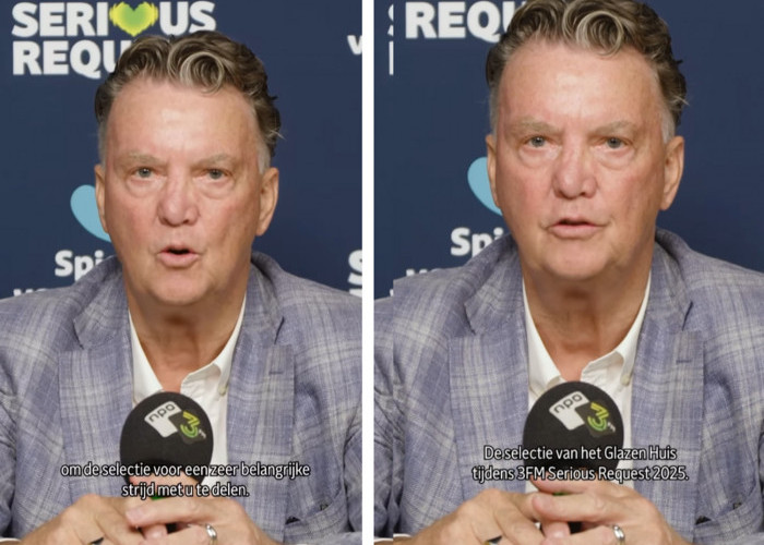 Luis Van Gal Akhirnya Gelar Konferensi Pers, Ini Isinya