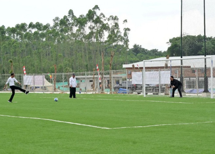 Presiden Jokowi Sebut Training Center PSSI di IKN Sudah Bisa Dipakai Timnas Indonesia Bulan Depan