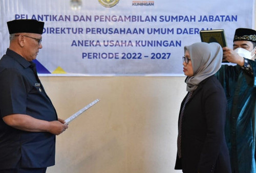 Direktur Perumda AU Kuningan Periode 2022-2027, Resmi Dilantik