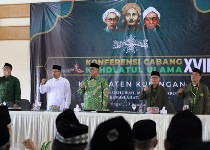 KH Aam dan KH Ubaidillah Kembali Terpilih sebagai Rais dan Ketua PCNU Kuningan