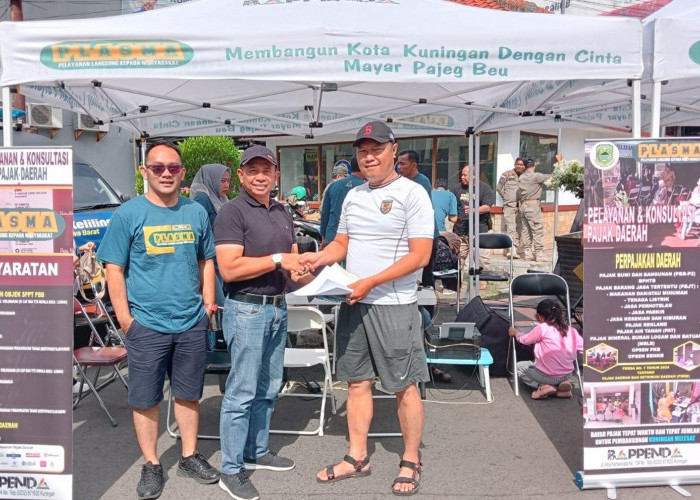 Buka Layanan Pajak di Car Free Day, Pendapatan PBB Kuningan Dekati 100 Persen