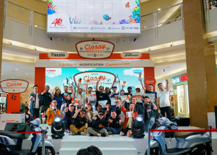 Antusiasme Tinggi Warnai Debut Yamaha CLASSY Modifest 2026 di Surabaya