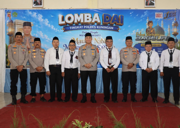 Polres Kuningan Cetak Dai Muda, 40 Pelajar Adu Kemampuan Dakwah