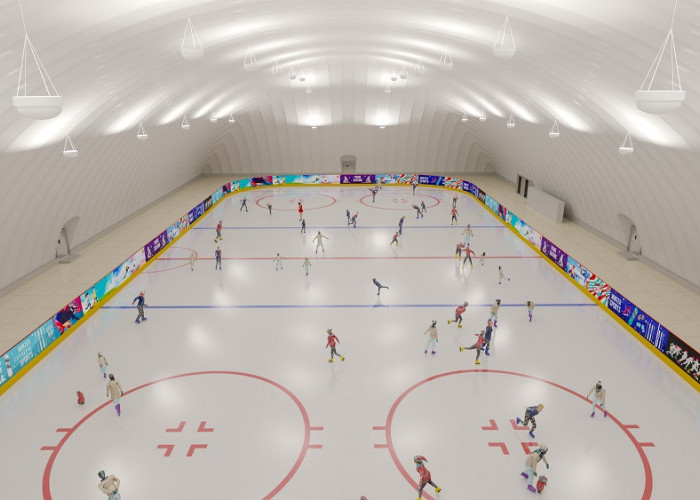 Bukan Fasilitas Resmi, Timnas Hoki Es Indonesia Gelar Latihan di Mall