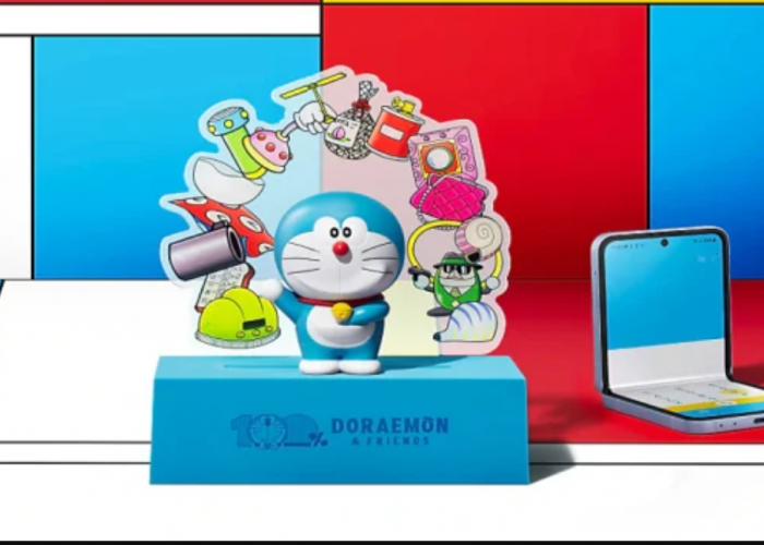 Bertema Doraemon, Samsung Galaxy Z Flip Limited Edition Rilis di Hongkong, Apa Tersedia Juga di Indonesia?