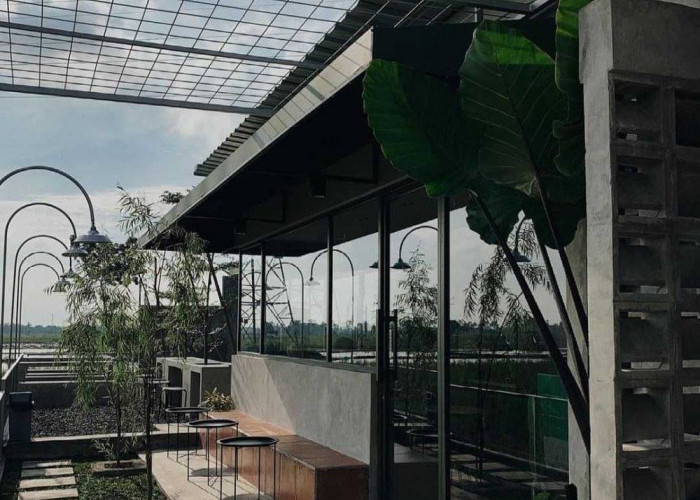 Rekomendasi Cafe Outdoor Hits di Tegal, Pemandangannya menghadap ke Sawah