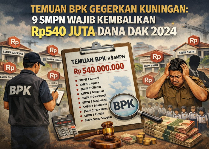 BPK Temukan Kerugian Rp540 Juta di DAK Pendidikan Kuningan, 9 SMPN Diminta Kembalikan