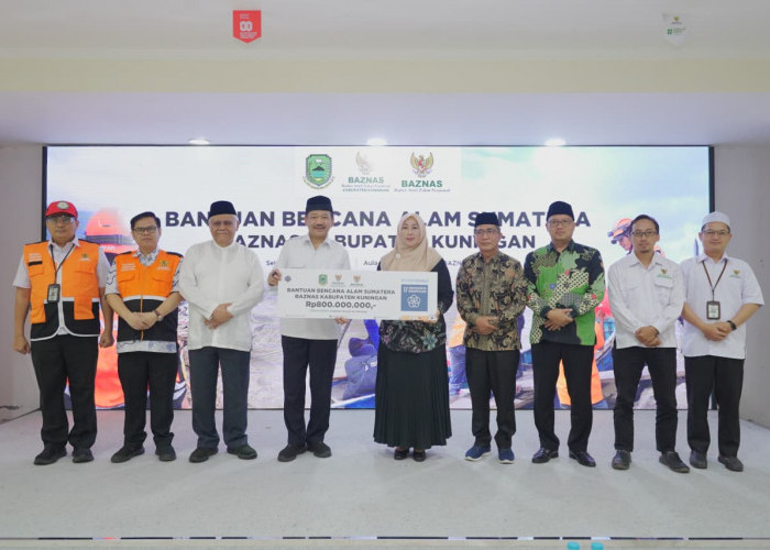 Mantap! Pemda dan BAZNAS Kuningan Salurkan Bantuan Rp800 Juta bagi Korban Bencana Sumatra