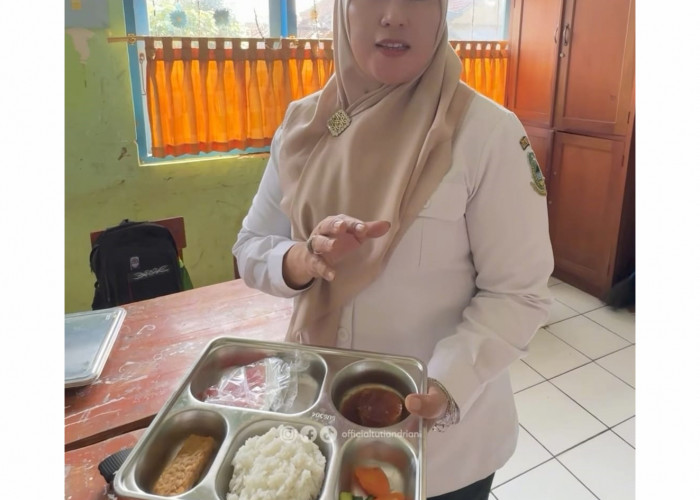Wabup Kuningan Kritik Menu MBG di SDN 1 Cilaja, Porsi Sayur Dinilai Tak Layak