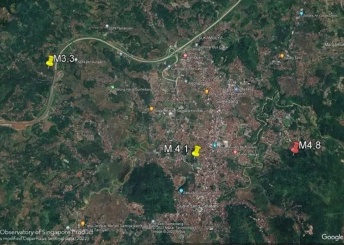 Salah Satu Pusat Gempa Sumedang Ada di Dekat Tol Cisumdawu