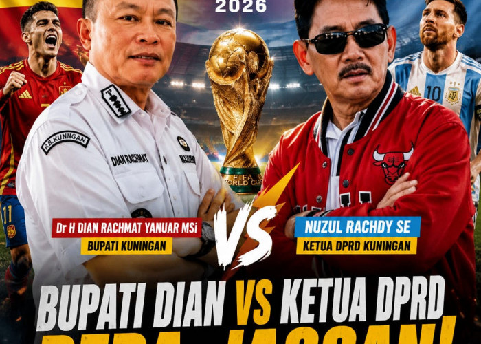 Bupati Dian vs Ketua DPRD Kuningan Beda Jagoan! Final Piala Dunia 2026 Belah Dukungan Spanyol dan Argentina