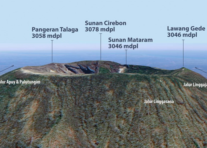 Mengenal Sunan Cirebon, Titik Tertinggi di Puncak Gunung Ciremai Ternyata Ada di Lokasi Ini
