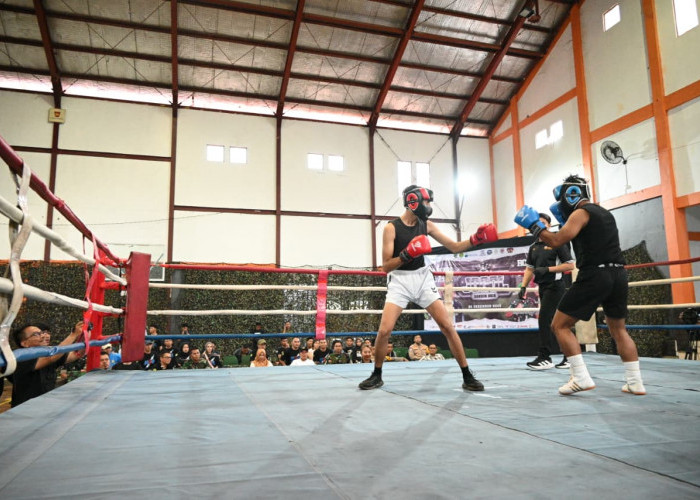 Jadi Magnet Atlet, 30 Petarung Kickboxing Baku Hantam di Jogol Dandim Kuningan Cup 2025