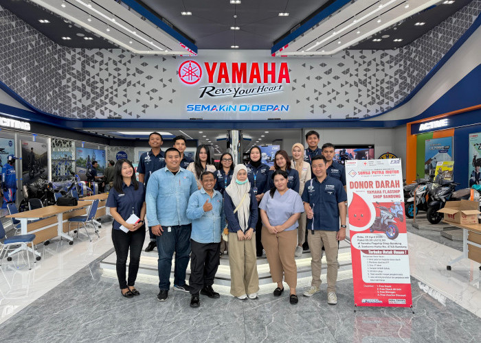 Yamaha Jawa Barat Gelar Donor Darah, Wujudkan Kepedulian Sosial dan Semangat Berbagi