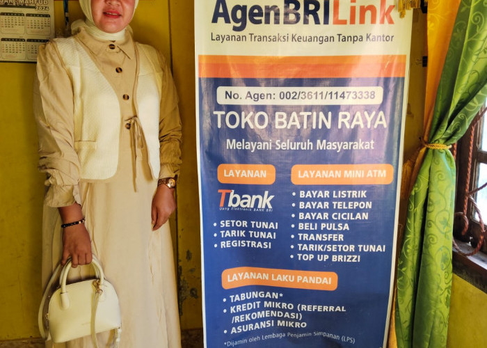Permudah Tarik Tunai di Desa, Brilink Batin Raya juga Layani Penarikan Bantuan PKH