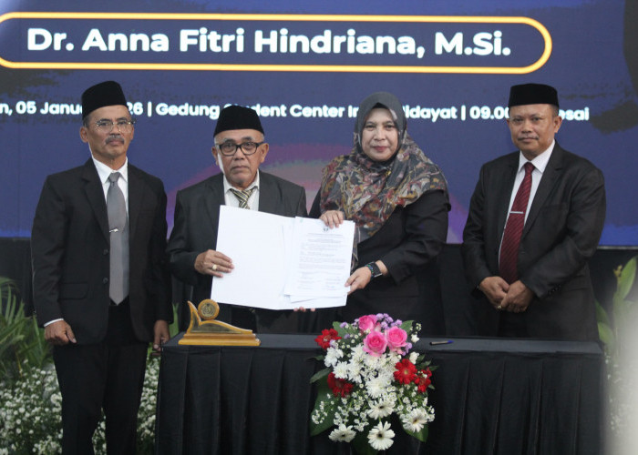 Anna Fitri Hindriana Resmi Dilantik sebagai Rektor UNIKU 2026–2030, Gantikan Prof Dikdik
