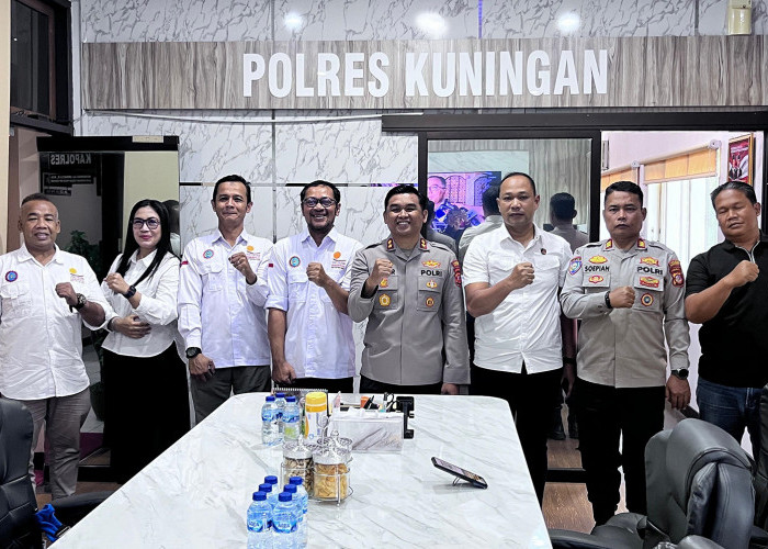 Jaga Kondusivitas Jelang May Day, KSPSI–Polres Kuningan Perkuat Sinergi