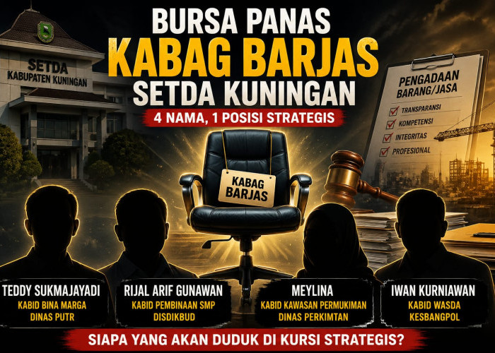Empat Nama Masuk Bursa Kabag Barjas Setda Kuningan, Siapa Paling Berpeluang?