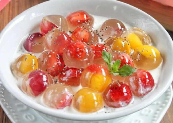 Modal 20rb Bisa Bikin Fruit Jelly Ball, Si Manis Sehat Segar Cocok untuk Takjil
