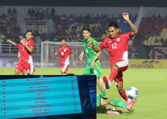 Makau Tunduk Atas Garuda 5-0, Cek Statistik Laga Indonesia Vs Makau di Kualifikasi Piala Asia U23 2026