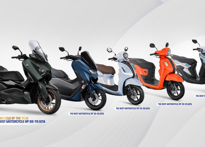 Dominasi Yamaha di Ajang Motor Plus Award, Bawa Pulang Piala dan Sabet Gelar Motorcycle of The Year 2023