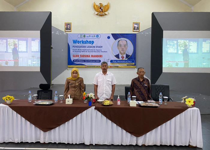 Profesor Masataka Datang Lagi di SLBN Taruna Mandiri, Jadi Narasumber Lesson Study Peningkatan Kualitas Guru