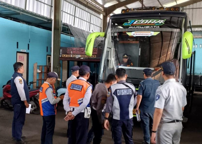 Jelang Mudik Lebaran, Bus di Kuningan ‘Disidak’ Dishub