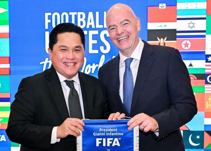 Erick Thohir Ketemu Presiden FIFA, Publik Spill Maarten Paes dan Kualifikasi Piala Dunia 2026