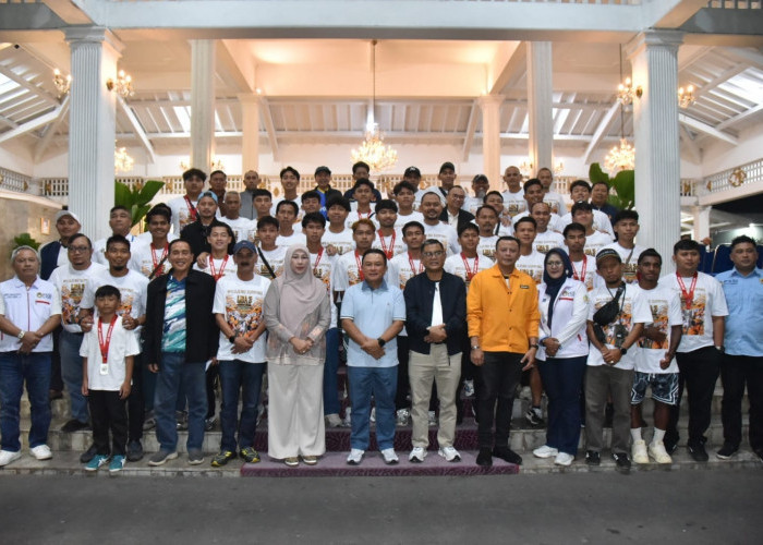 Skuad PESIK Disambut Meriah, Bupati Dian: Liga 3 Jadi Awal Kebangkitan Sepak Bola Kuningan