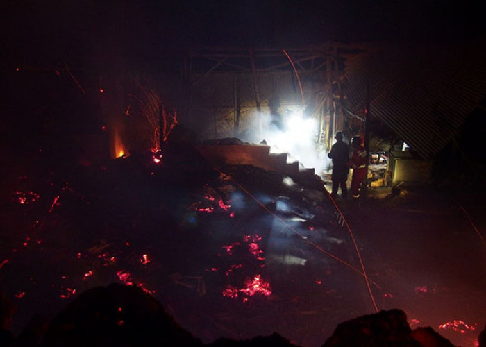 Pabrik Jamur di Setianegara Terbakar, Kerugian Ditaksir Ratusan Juta Rupiah