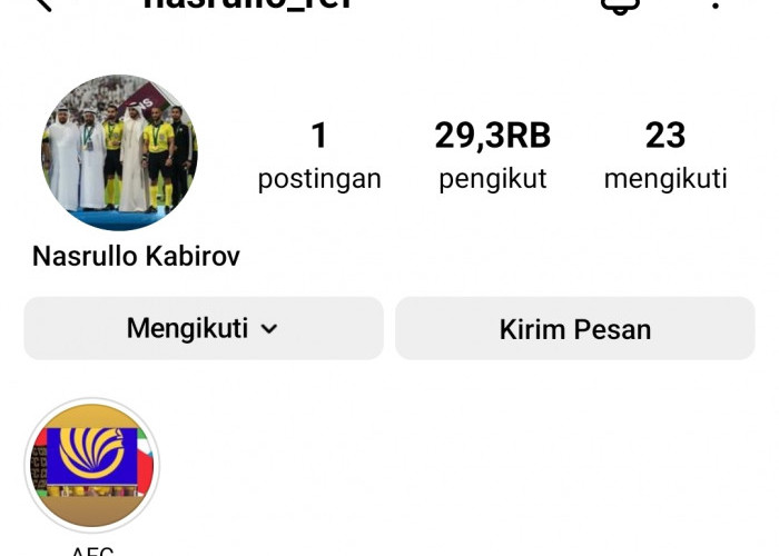 Instagram Nasrullo Kabirov Dibombardir, Wasit Kontroversial di Pertandingan Qatar U-23 vs Indonesia U-23