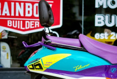 Nyentrik Abis! Grand Filano Hybrid Disulap Jadi Skutik Ala Urban Rally 80-an Bergaya Anak Muda Kalcer