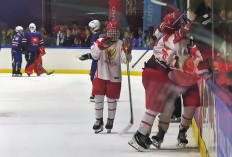 Pertama Kali Naturalisasi Pemain, Timnas Hoki Es Indonesia Langsung Raih Medali Emas