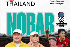 Nobar Final Indonesia vs Thailand Digelar di Teras Pendopo Kuningan