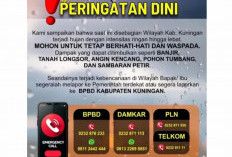 Potensi Hujan Deras Masih Tinggi, Ini No Kontak BPBD Kuningan Jika Terjadi Bencana