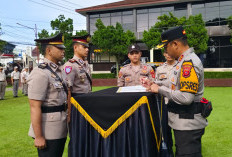 Sertijab, AKP Aktuin Moniharapon Jabat Kasat Lantas Polres Kuningan