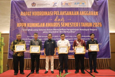 KPPN Kuningan Evaluasi Pelaksanaan APBN Semester I 2026, Kejari Majalengka Raih Juara Umum