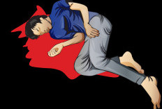 Jalan Menikung dan Licin, Sepeda Motor Terperosok di Jalan Desa Bunigeulis 