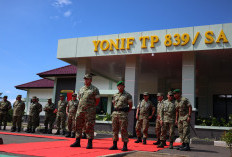 Kunker ke Yonif 839 Kuningan, Kasdam III/Siliwangi Soroti Ketahanan Pangan dan Moral Prajurit