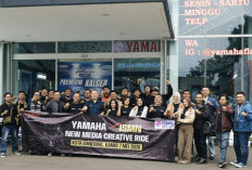 Yamaha Jawa Barat Kolaborasi Bersama ISMN Gelar 'New Media Creative Ride' di Kota Bandung