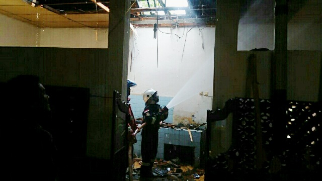 Tebakar, Rumah Anggota BPSK Tinggal Puing