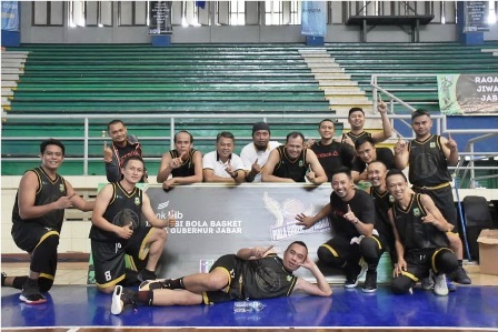 Wabup Tampil Trengginas, Tim Basket ASN Kuningan Juara Piala Gubernur